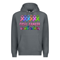 Rock fight cancer in all colors Premium Hoodie - HRA Design Shop