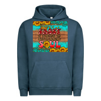 Pigment Midnight Navy sassy little soul Urban Hoodie - HRA Design Shop