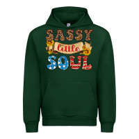 Forest Green sassy little soul Urban Hoodie - HRA Design Shop