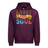 Mauve Wine sassy little soul Urban Hoodie - HRA Design Shop