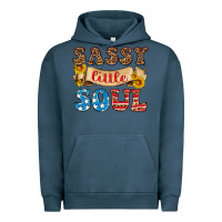Pigment Midnight Navy sassy little soul Urban Hoodie - HRA Design Shop