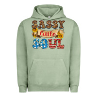 Pigment Oil Green sassy little soul Urban Hoodie - HRA Design Shop