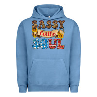 Pigment Pebble Blue sassy little soul Urban Hoodie - HRA Design Shop