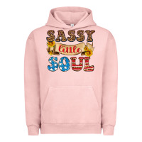Pigment Salmon sassy little soul Urban Hoodie - HRA Design Shop