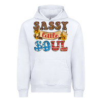 White sassy little soul Urban Hoodie - HRA Design Shop