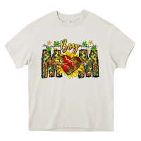 Cream boy mom Heavy Core Tee - CowhideDigitalArt
