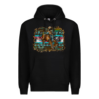 Black rodeo Premium Hoodie - SublimationCraftShop