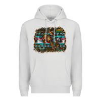 Dove Grey rodeo Premium Hoodie - SublimationCraftShop