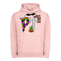 Pigment Salmon pt Urban Hoodie - CowhideDigitalArt