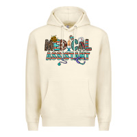 Sandshell medical asistant Premium Hoodie - CowhideDigitalArt