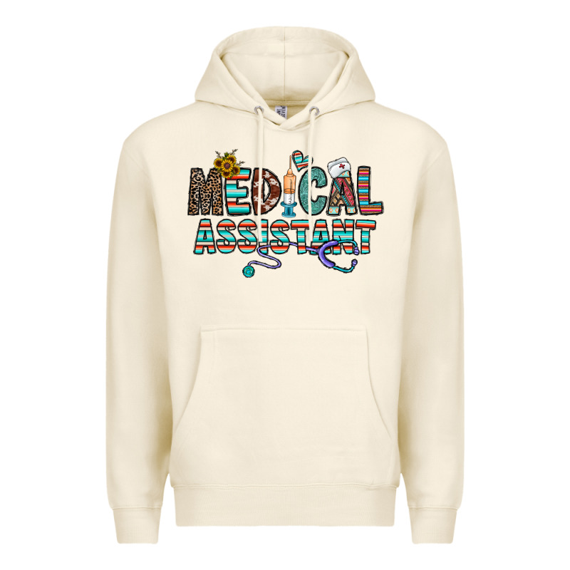Medical Asistant Premium Hoodie by CowhideDigitalArt | Teevron
