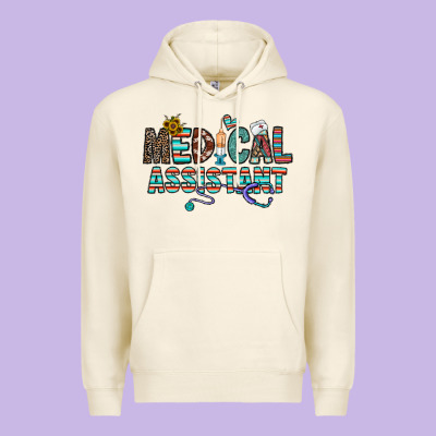 Medical Asistant Premium Hoodie Designed By Cowhidedigitalart