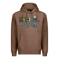 Chestnut medical asistant Premium Hoodie - CowhideDigitalArt