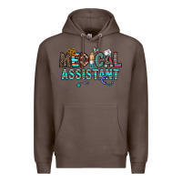 Coffee medical asistant Premium Hoodie - CowhideDigitalArt