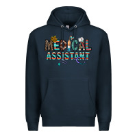 Navy medical asistant Premium Hoodie - CowhideDigitalArt