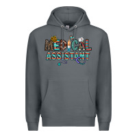 Rock medical asistant Premium Hoodie - CowhideDigitalArt