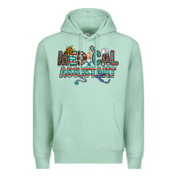 Seafoam medical asistant Premium Hoodie - CowhideDigitalArt