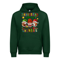Forest Green christmas with my gnomies Urban Hoodie - FaDigitalArtStudio