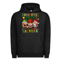 Pigment Black christmas with my gnomies Urban Hoodie - FaDigitalArtStudio