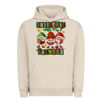 Pigment French Oak christmas with my gnomies Urban Hoodie - FaDigitalArtStudio