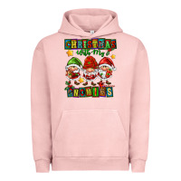 Pigment Salmon christmas with my gnomies Urban Hoodie - FaDigitalArtStudio
