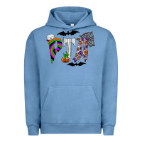 Pigment Pebble Blue pta Urban Hoodie - CowhideDigitalArt