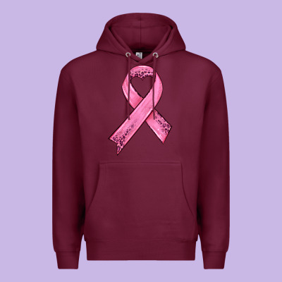 Pink Ribbon Premium Hoodie Designed By Hra Design Shop