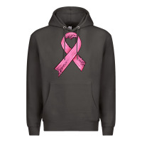 Smoke pink ribbon Premium Hoodie - HRA Design Shop