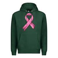 Sports Green pink ribbon Premium Hoodie - HRA Design Shop