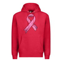 Cardinal pink ribbon Premium Hoodie - HRA Design Shop