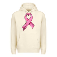 Sandshell pink ribbon Premium Hoodie - HRA Design Shop