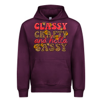 Mauve Wine classy crafty and hella sassy Urban Hoodie - HRA Design Shop