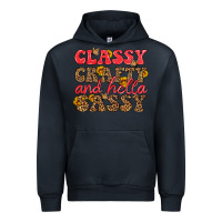 Navy classy crafty and hella sassy Urban Hoodie - HRA Design Shop