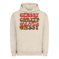 Pigment French Oak classy crafty and hella sassy Urban Hoodie - HRA Design Shop