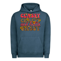 Pigment Midnight Navy classy crafty and hella sassy Urban Hoodie - HRA Design Shop