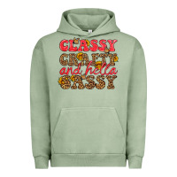Pigment Oil Green classy crafty and hella sassy Urban Hoodie - HRA Design Shop