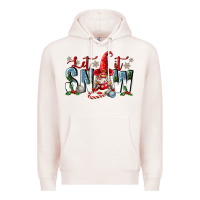 Pale Pink let it snow Premium Hoodie - FaDigitalArtStudio