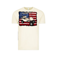 Vintage Arctic golf cart american flag Vintage Tee - Artiststas