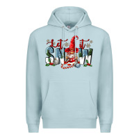 Blue Mist let it snow Premium Hoodie - FaDigitalArtStudio