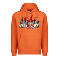 Carrot let it snow Premium Hoodie - FaDigitalArtStudio