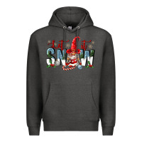 Charcoal Heather let it snow Premium Hoodie - FaDigitalArtStudio