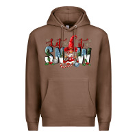 Chestnut let it snow Premium Hoodie - FaDigitalArtStudio