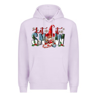 Lilac let it snow Premium Hoodie - FaDigitalArtStudio