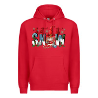 Red let it snow Premium Hoodie - FaDigitalArtStudio