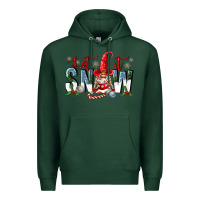 Sports Green let it snow Premium Hoodie - FaDigitalArtStudio