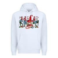 White let it snow Premium Hoodie - FaDigitalArtStudio