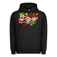 Pigment Black coffee cup santa gnomies Urban Hoodie - FaDigitalArtStudio