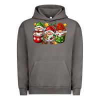 Pigment Tornado coffee cup santa gnomies Urban Hoodie - FaDigitalArtStudio
