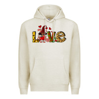 Oatmeal Heather love gnomes Premium Hoodie - FaDigitalArtStudio