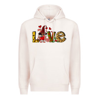 Pale Pink love gnomes Premium Hoodie - FaDigitalArtStudio